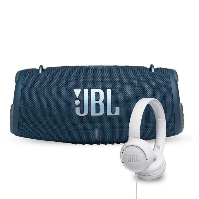 ¡COMBO ESPECIAL! Parlante Xtreme 3 (Azul) + Audifonos Tune 500 (Blanco)
