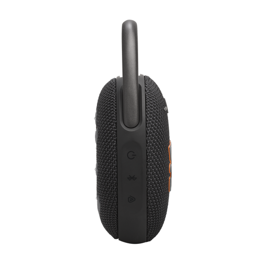 JBL Clip 5 - Black - Ultra-portable waterproof speaker - Left