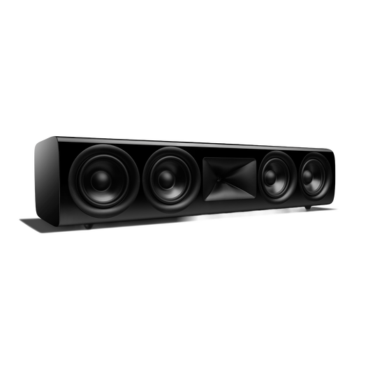 HDI-4500 - Black Gloss - 2 ½-way Quadruple 5.25-inch (130mm) Center Channel Loudspeaker - Left