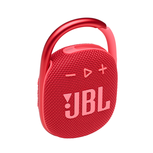 JBL Clip 4 - Red - Ultra-portable Waterproof Speaker - Hero