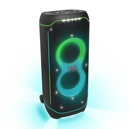 JBL PartyBox Ultimate - Black - Massive party speaker with powerful sound, multi-dimensional lightshow, and splashproof design. - Hero