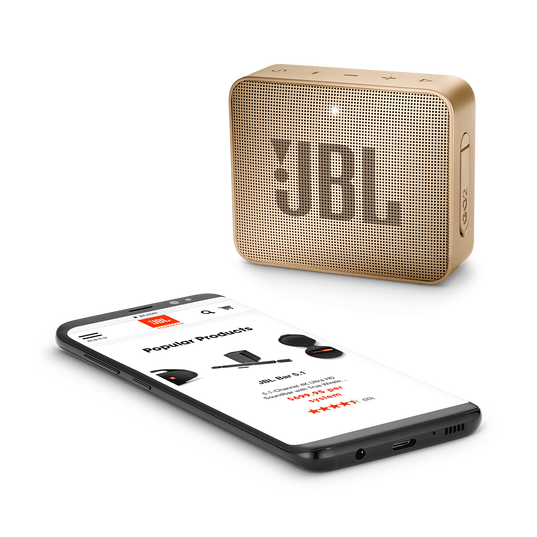 JBL Go 2 - Champagne - Portable Bluetooth speaker - Detailshot 3