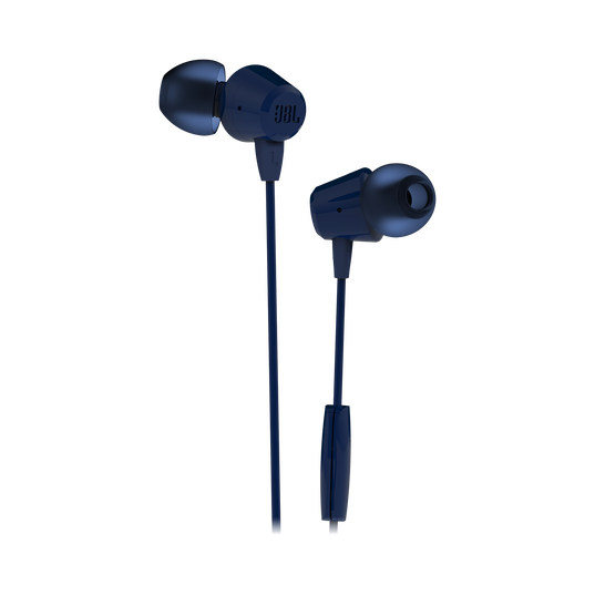 JBL C50HI - Blue - In-Ear Headphones - Hero