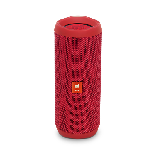 JBL Flip 4 - Red - A full-featured waterproof portable Bluetooth speaker with surprisingly powerful sound. - Hero