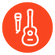 Entradas dobles para micrófono y guitarra