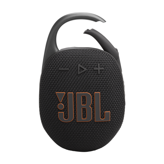 JBL Clip 5 - Black - Ultra-portable waterproof speaker - Front