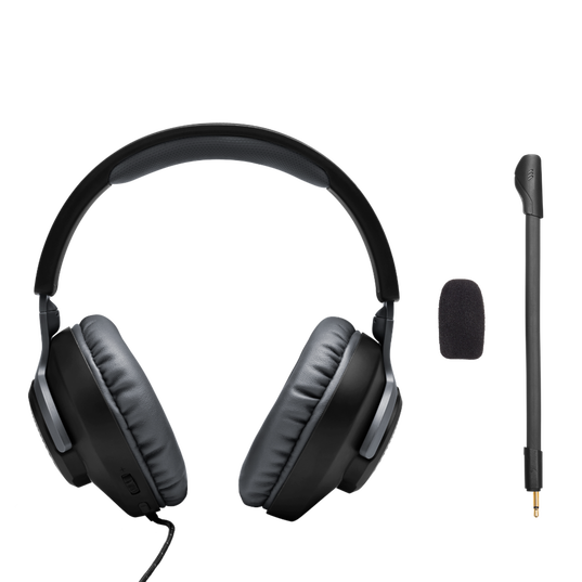 JBL Free WFH - Black - Wired over-ear headset with detachable mic - Detailshot 4