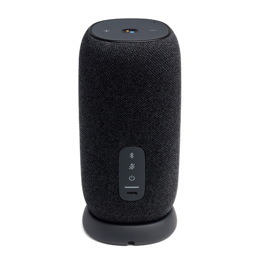 JBL Link Portable - Black - Portable Wi-Fi Speaker - Back
