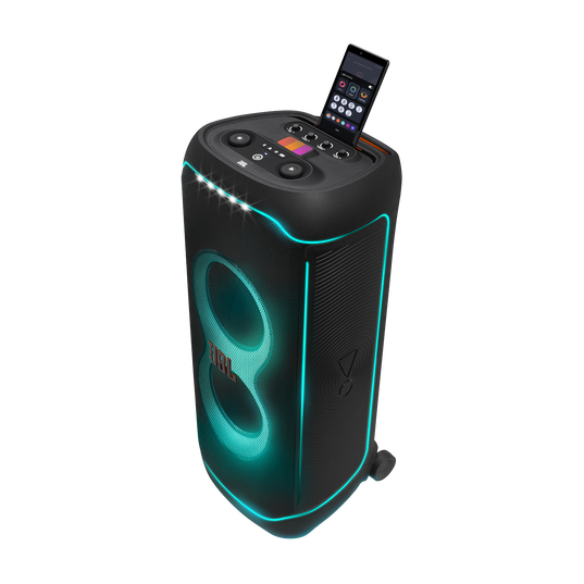 JBL PartyBox Ultimate - Black - Massive party speaker with powerful sound, multi-dimensional lightshow, and splashproof design. - Detailshot 4