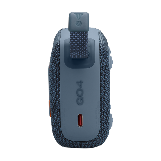 JBL Go 4 - Blue - Ultra-Portable Bluetooth Speaker - Left