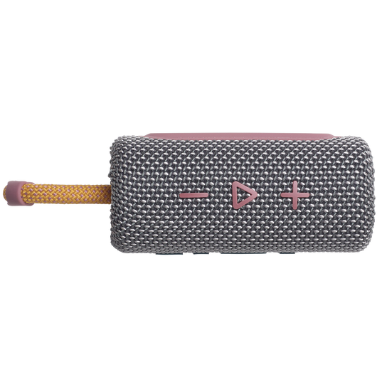 JBL Go 3 - Grey - Portable Waterproof Speaker - Top