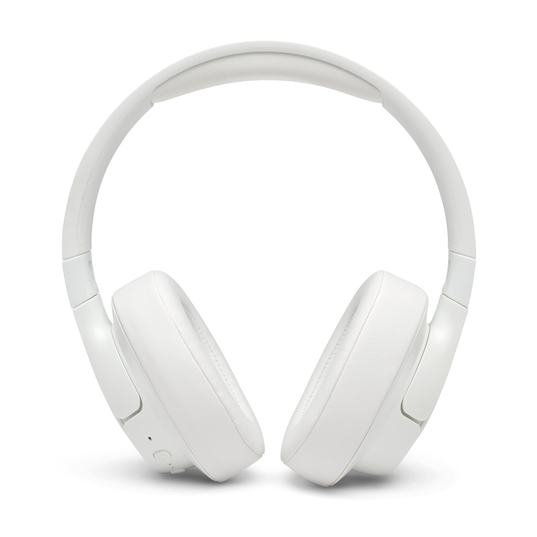 JBL Tune 750BTNC - White - Wireless Over-Ear ANC Headphones - Front