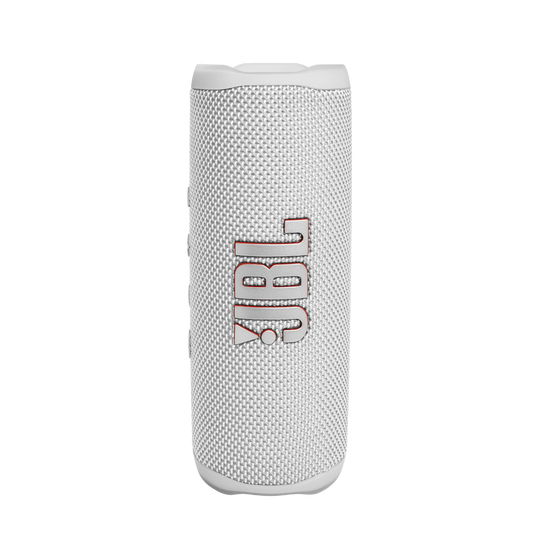 JBL Flip 6 - White - Portable Waterproof Speaker - Hero