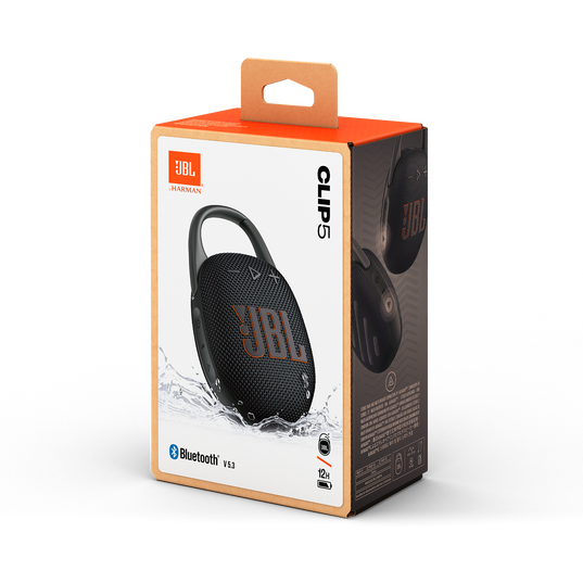 JBL Clip 5 - Black - Ultra-portable waterproof speaker - Detailshot 15