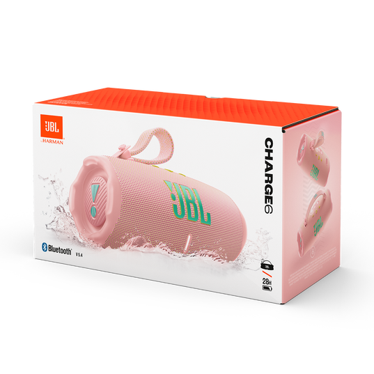 JBL Charge 6 - Pink - Portable waterproof and drop-proof Bluetooth speaker - Detailshot 4