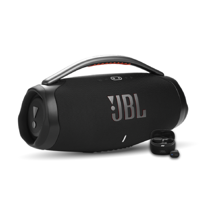 ¡COMBO ESPECIAL! JBL Boombox 3 (Negro) + Tune Buds 2 (Negro)¡COMBO ESPECIAL! JBL Boombox 3 (Negro) + Tune Buds 2 (Negro) ¡COMBO ESPECIAL! JBL Boombox 3 (Negro) + Tune Buds 2 (Negro)