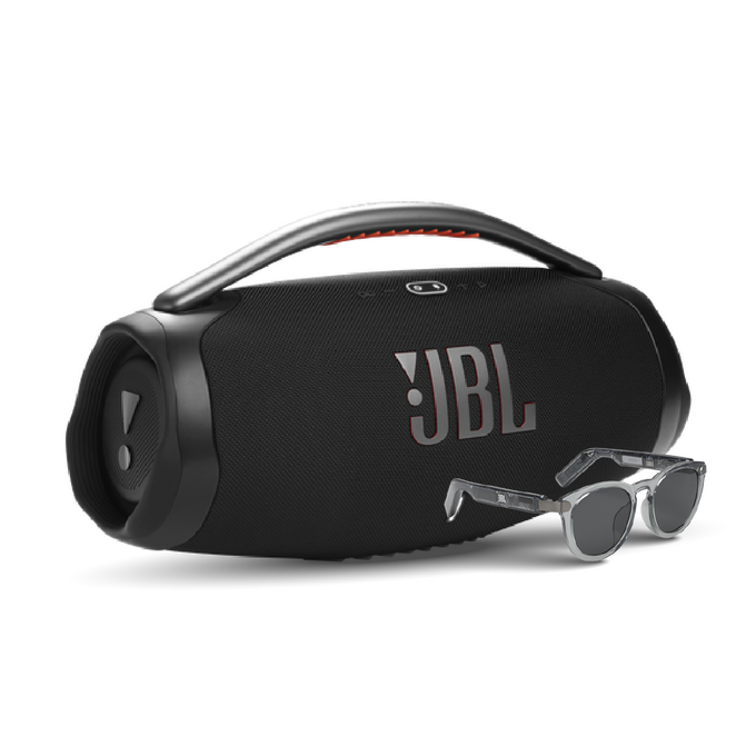¡COMBO ESPECIAL! JBL Boombox 3 (Negro) + Soundgear Frames Round¡COMBO ESPECIAL! JBL Boombox 3 (Negro) + Soundgear Frames Round ¡COMBO ESPECIAL! JBL Boombox 3 (Negro) + Soundgear Frames Round