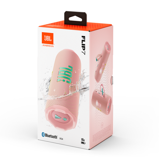 JBL Flip 7 - Pink - Portable waterproof and drop-proof  speaker - Detailshot 9 image number null