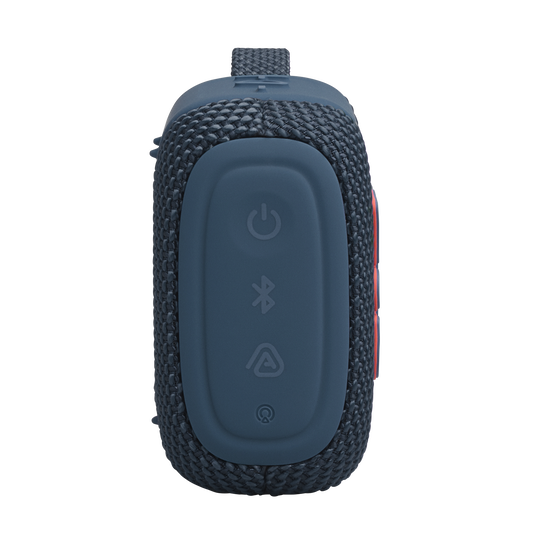 JBL Go 5 - Blue - Ultra-portable waterproof and drop-proof speaker with JBL legendary sound and ambient edge lighting - Right image number null