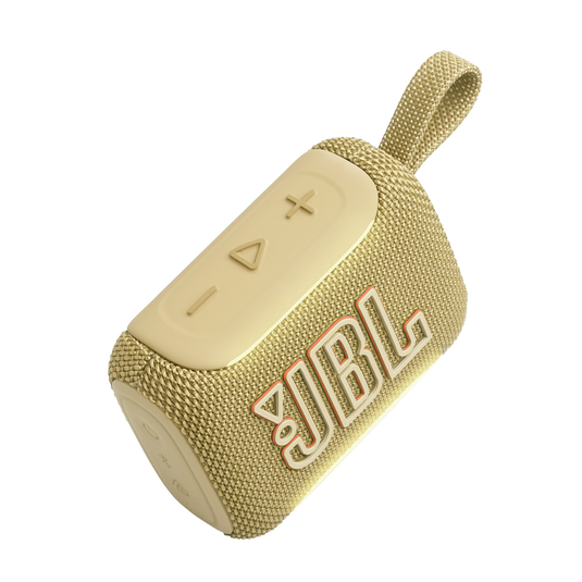 JBL Go 5 - Yellow - Ultra-portable waterproof and drop-proof speaker with JBL legendary sound and ambient edge lighting - Detailshot 2 image number null
