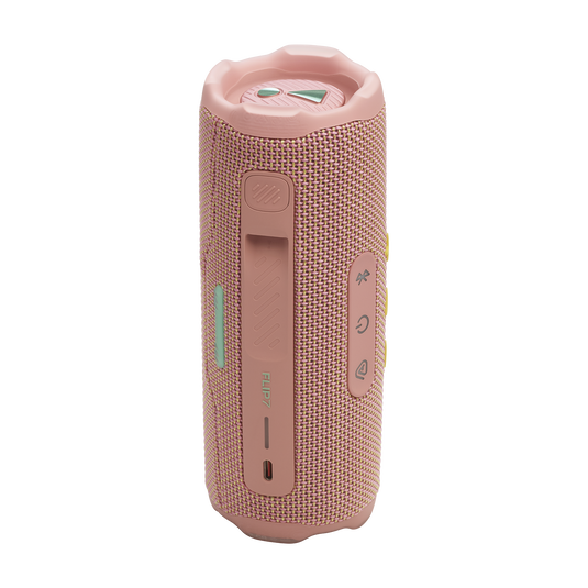 JBL Flip 7 - Pink - Portable waterproof and drop-proof  speaker - Back image number null