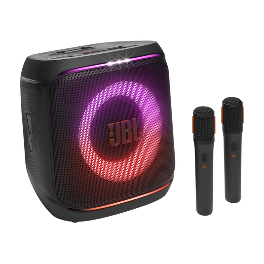 JBL PartyBox Encore 2 - Black - Portable party speaker with 2 mics - Hero image number null