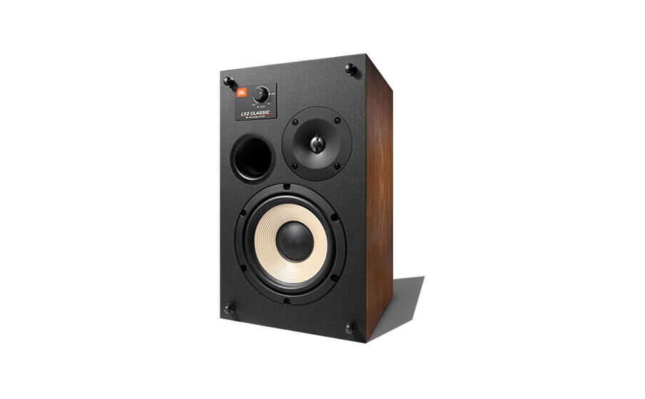 L52 Classic Altavoz en blanco de 130 mm con marco moldeado y cono de pulpa pura en diseño de reflejo de graves con puerto de vibración frontal. - Image
