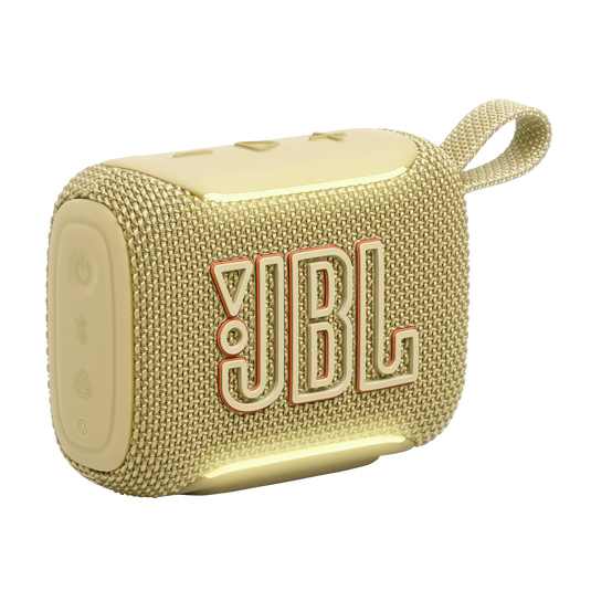 JBL Go 5 - Yellow - Ultra-portable waterproof and drop-proof speaker with JBL legendary sound and ambient edge lighting - Hero image number null