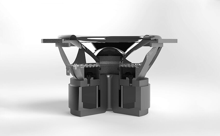 HDI-4500 Altavoces moldeados Advanced Aluminum Matrix de 133 mm. - Image