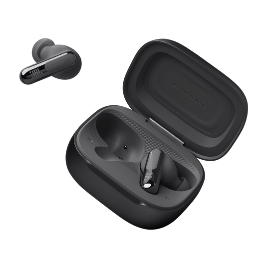 JBL Live Beam 3 - Black - True wireless noise-cancelling closed-stick earbuds - Top image number null