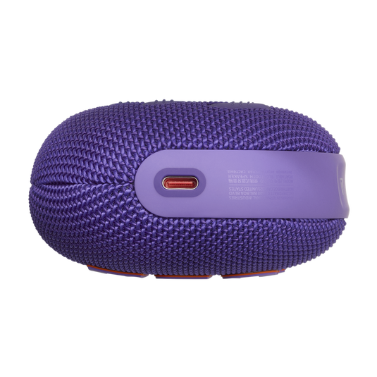 JBL Clip 5 - Purple - Ultra-portable waterproof speaker - Bottom image number null