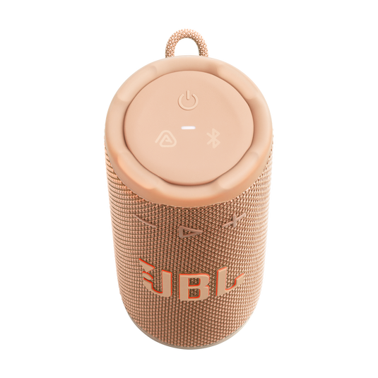JBL Grip - Orange - Compact Bluetooth speaker with bold JBL Pro Sound and ambient light - Top image number null