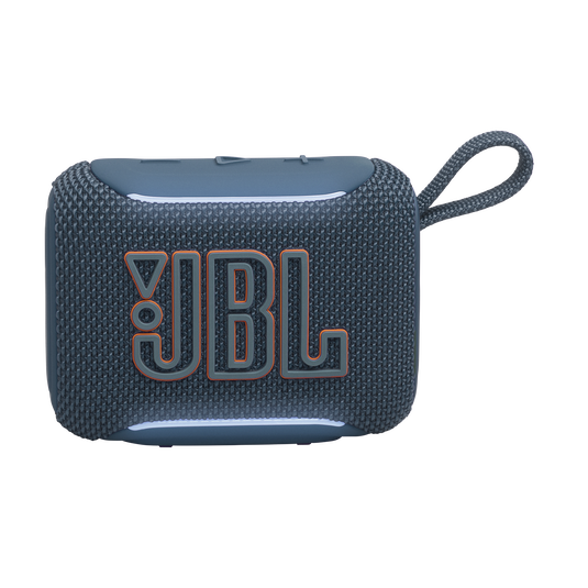 JBL Go 5 - Blue - Ultra-portable waterproof and drop-proof speaker with JBL legendary sound and ambient edge lighting - Front image number null