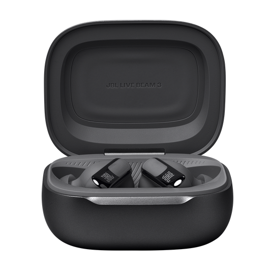 JBL Live Beam 3 - Black - True wireless noise-cancelling closed-stick earbuds - Detailshot 3 image number null