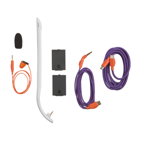 JBL Quantum 950 - White - Wireless multiplatform gaming headset with adaptive Noise Cancelling - Detailshot 11 image number null