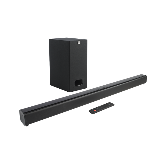 JBL Cinema SB130 - Black - 2.1 Channel soundbar with wired subwoofer - Hero image number null