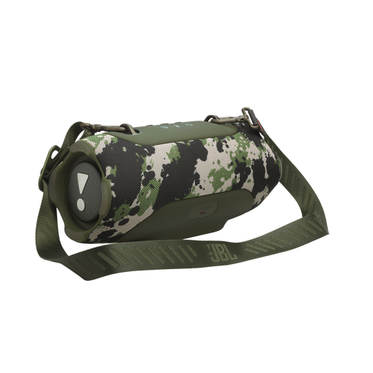 JBL Xtreme 5 - Squad - Portable waterproof speaker with massive legendary JBL sound, ambient edge lighting, and a convenient shoulder strap - Detailshot 1 image number null