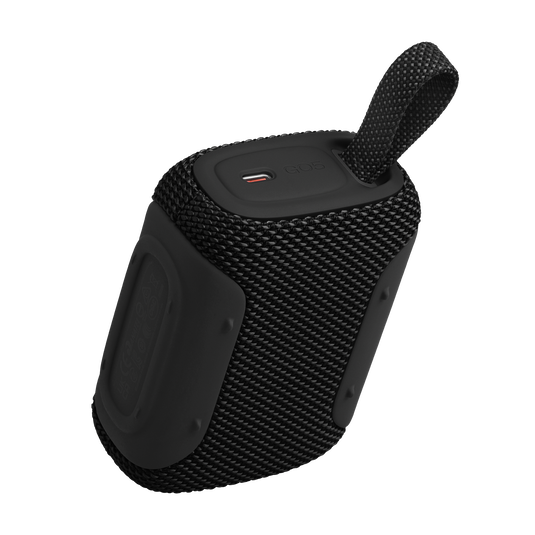 JBL Go 5 - Black - Ultra-portable waterproof and drop-proof speaker with JBL legendary sound and ambient edge lighting - Back image number null