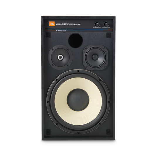 JBL 4312G - Black - 12-inch (300mm) 3-way Studio Monitor Bookshelf Loudspeaker - Detailshot 1 image number null