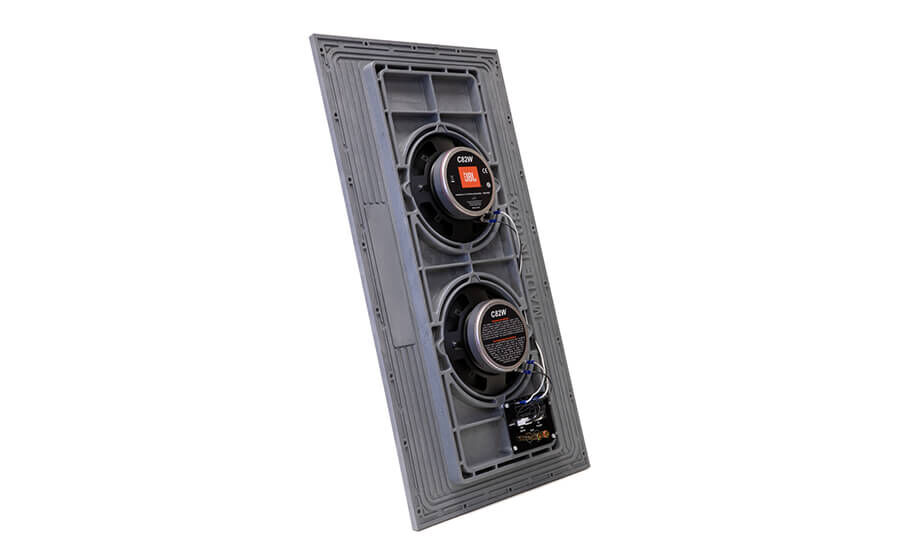 Conceal C82W Diseño de doble panel, cada uno con controladores transductores de baja frecuencia dobles de 200 mm. - Image