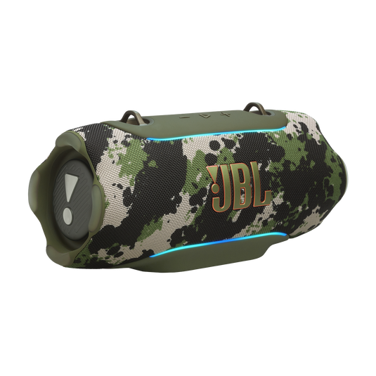JBL Xtreme 5 - Squad - Portable waterproof speaker with massive legendary JBL sound, ambient edge lighting, and a convenient shoulder strap - Back image number null