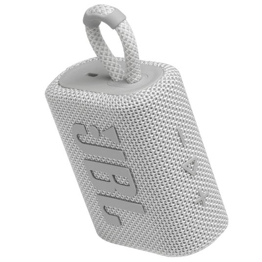 JBL Go 3 - White CSTM - Portable Waterproof Speaker - Detailshot 2 image number null