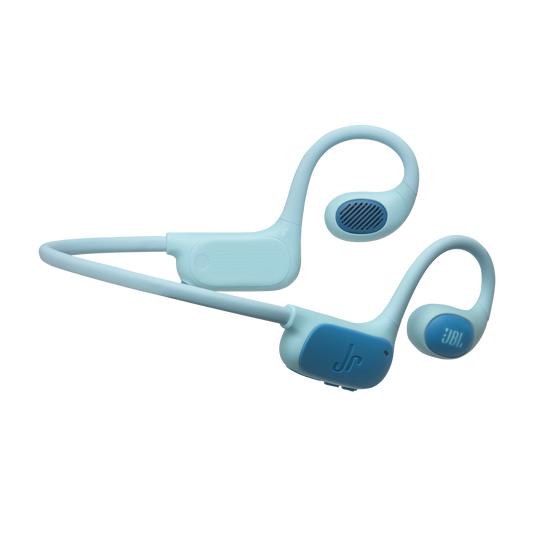 JBL Junior Free - Teal - Wireless open-ear kids headphone - Top image number null