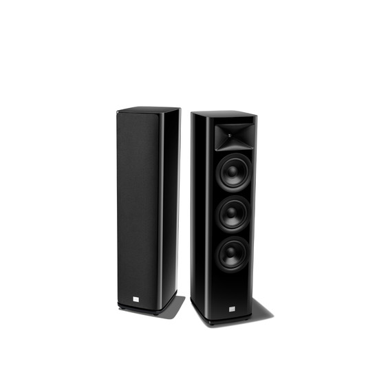 HDI-3600 - Black Gloss - 2 ½-way Triple 6.5-inch (165mm) Floorstanding Loudspeaker - Detailshot 1 image number null