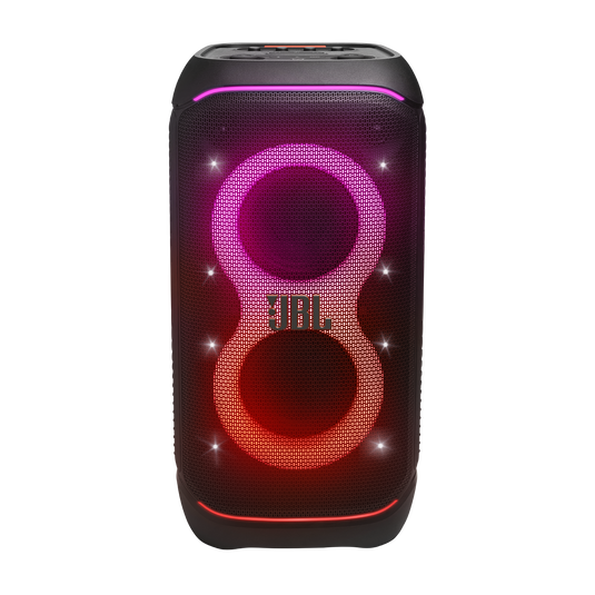 JBL PartyBox Stage 320 - Black - Portable party speaker with wheels - Front image number null