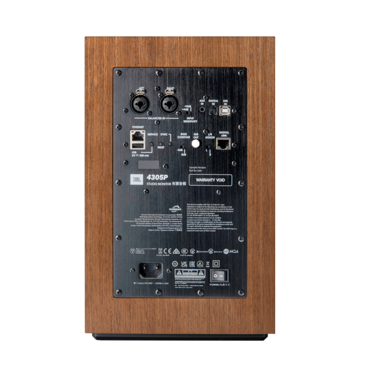 4305P Studio Monitor - Natural Walnut - Powered Bookshelf Loudspeaker System - Detailshot 8 image number null
