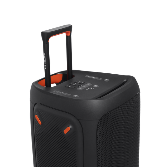 JBL Partybox 310 - Black - Portable party speaker with dazzling lights and powerful JBL Pro Sound - Detailshot 4 image number null