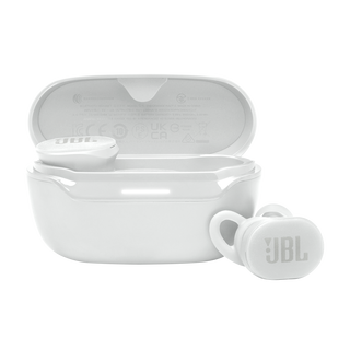 JBL Endurance Race 2 - White - Waterproof sports true wireless earbuds - Hero Image of JBL Endurance Race 2