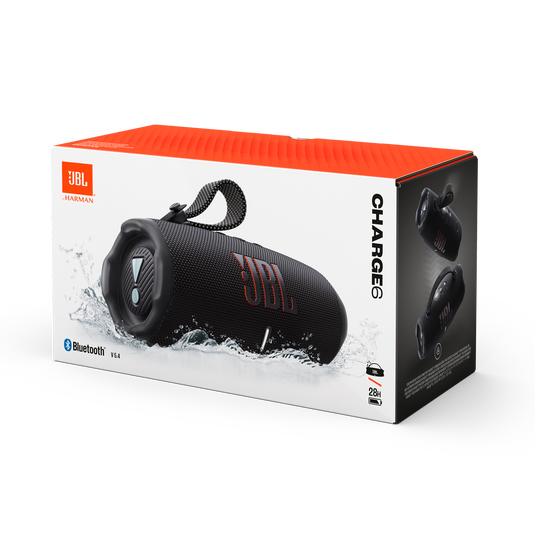 JBL Charge 6 - Black - Portable waterproof and drop-proof Bluetooth speaker - Detailshot 4 image number null