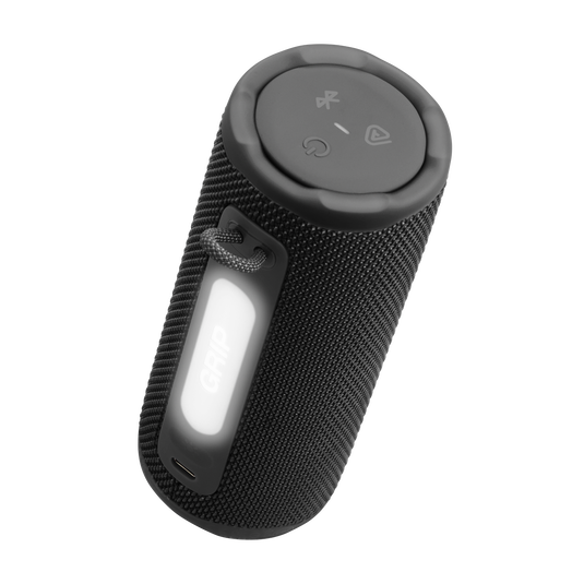 JBL Grip - Black - Compact Bluetooth speaker with bold JBL Pro Sound and ambient light - Detailshot 1 image number null